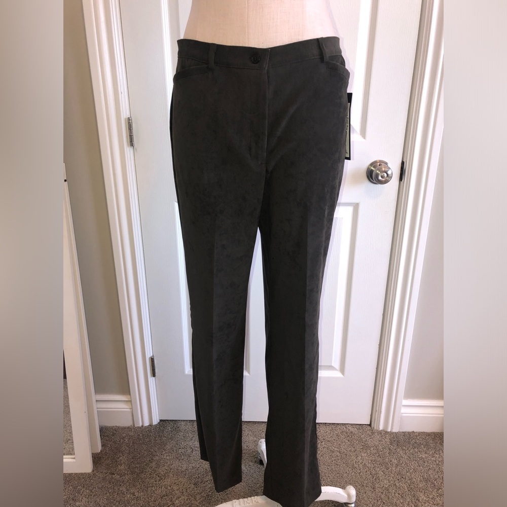 3/$40 Tribal velveteen like green pant